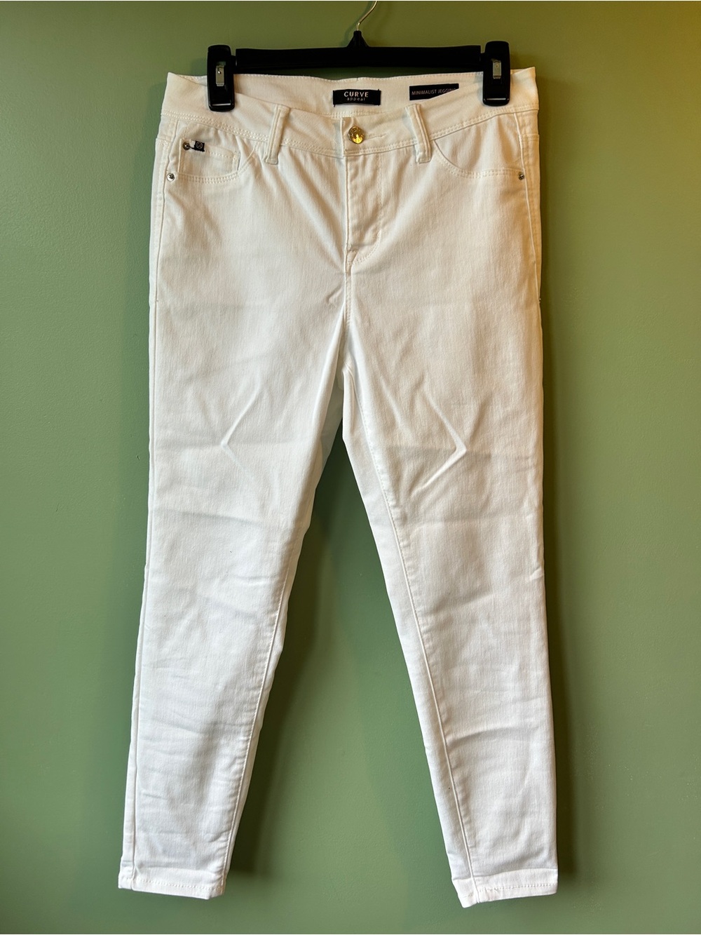 Curve Appeal White Minimalist Jegging